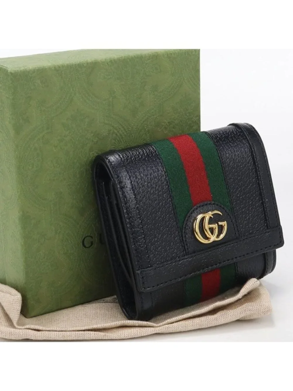 Gucci Ophidia Bifold Wallet Leather - Picture 1 of 7